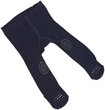 Newborn Baby Tights Legging Infant Toddler Thermal Warm Thicken Stockings Panties Fleece Lined Soft Cotton Children Pantyhose Socks for 0-2 Years Boys Girls (Dark Blue, 6-12 month)