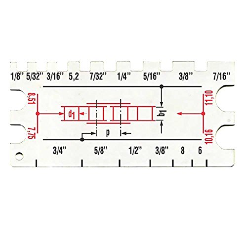 Preisvergleich Produktbild JMP Kettenlehre 1 Stück schwarz 4043981068696 Werkzeug