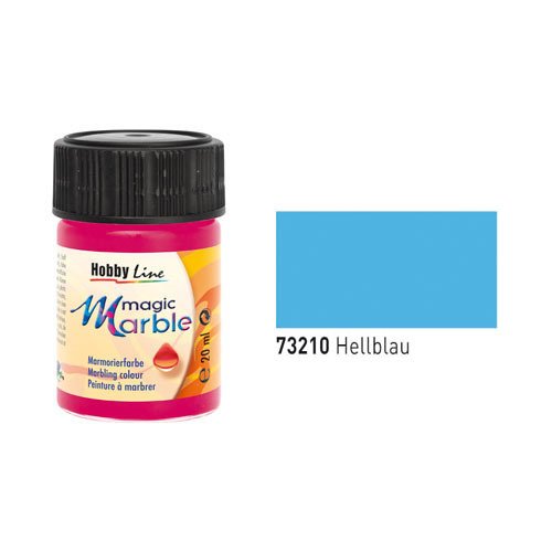 Magic Marble Marmorierfarbe, Hellblau, 20ml [Spielzeug]