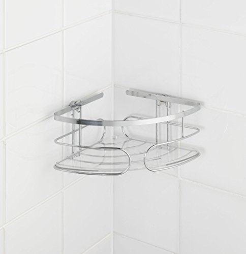 Wenko 21433100 Eckablage groß Premium, 26,5 x 10 x 19 cm, Glänzend, Edelstahl rostfrei - 4