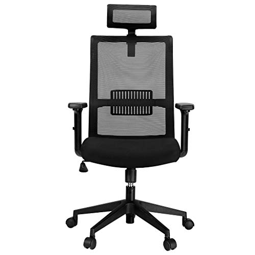 Slypnos - Silla de Oficina, Silla de Escritorio, Silla Ergonómica, Ergonómica Diseña, Hecho en Malla Transpirable, Certificación SGS, Carga Máxima 120kg