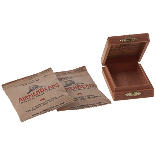 Preisvergleich Produktbild AirmenBeans Airmen Beans 42 Kaffee Pastillen Zedernholzbox Set, DE10032