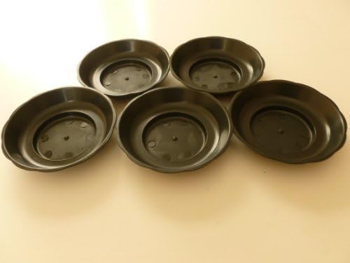 Pack of 5 Floral Bowls (Dark Green). Floral Arrangements / Wedding Displays