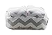 NimNik Baby Diaper Bags Chevron w/ Changing Mat Best Quality Designer Diapers Bag for Girls Boys Twins, Shower Gifts for Mom Dad