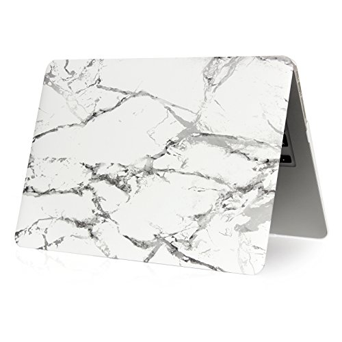 HASESS Marmor Muster Harte Schale Case Abdeckung für 11-Zoll MacBook Air 11.6″ (Models: A1370 und A1465 + Klar TPU Tastatur Abdeckung + Klar LCD-Schirm-Schutz – Marmor Drucken - 3