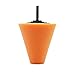 Produktbild ZREAL 1 PC Car Hub Polierstab Polierschwamm, Kegel aus Kunststoff Schaumstoff Orange