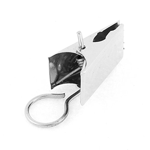 sourcingmap® 60stk Fenster Metall-Clip Vorhang Klammer Gardinen Stab Haken Clips Klemmen - 2