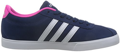 adidas Damen Courtset W Turnschuhe, Mystery Blue Ftwr White / Shock Pink - 6
