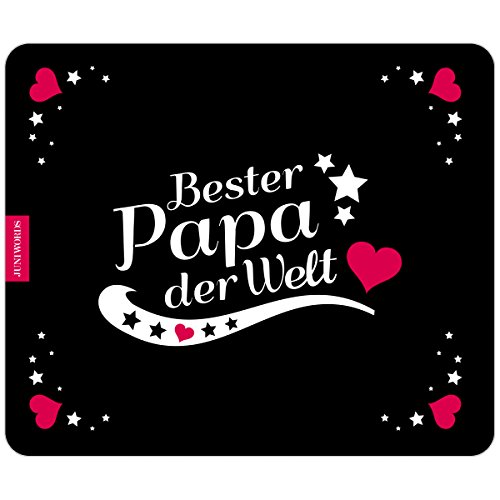 Wandkings Mousepad / Mauspad mit Schriftzug „Bester Papa der Welt“ – Design wählbar – ideales Geschenk für Väter – MOTIV 3 - 2