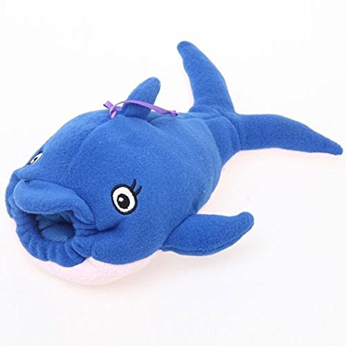 Hengsong Infants Animal Shaped Milk Bottle Feeding Bag Cover Keep Warm Holder Baby Water Bottle Plush Pouch (Blue Whale)