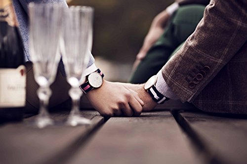Daniel Wellington Classic Strap 18mm Fabric (Polyester) Rose Gold