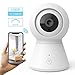 Produktbild LHJCN WLAN IP Kamera Überwachungskamera 1080P mit Nachtsicht, 2 Wege Audio, Fernalarm, Bewegungserkennung, Mobile App Kontrolle als Baby/Haustier-Monitor, White