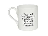 Taza de si de un autor de acero que s plagio si robar de muchos se...