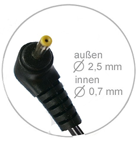 40W 19V 2.1A Netzteil Ladegerät mit Ladekabel für Asus Eee PC 1015B 1215B 1011PX X101 X101H 1008HA 1101HA 1005PE - 4