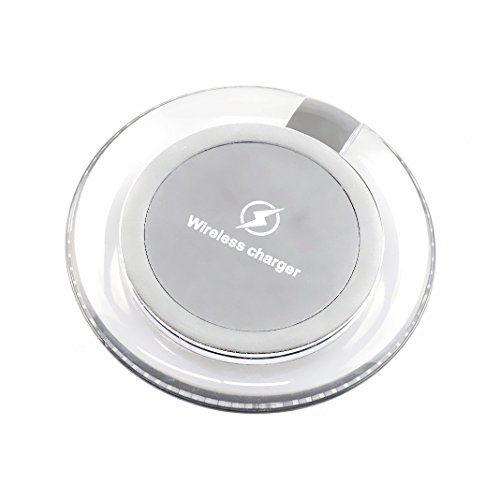 2 in 1 Qi Ladegerät Receiver + Qi Wireless Charger, ZXK Qi Wireless Ladegerät Induktive Ladestation Qi Wireless Charger für Samsung Galaxy S6, S6 Edge, Note 5, Nexus 7 2nd Gen, Nexus 4/5/6, LG Optimus Vu2/G2/G3, Nokia Lumia 920/1020/928, Nexus 5 usw.- Weiß - 2