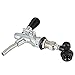Produktbild kkmoon verstellbar Flow chrom Draft Bier Wasserhahn Einhebelmischer G5/8 Schaft langer Stiel Home Brew Beer Keg Wasserhahn mit Ball Lock Disconnect