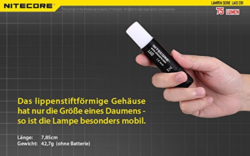 Nitecore LA10 CRI LED Campingleuchte Nichia 219B 75 Lumen - 3