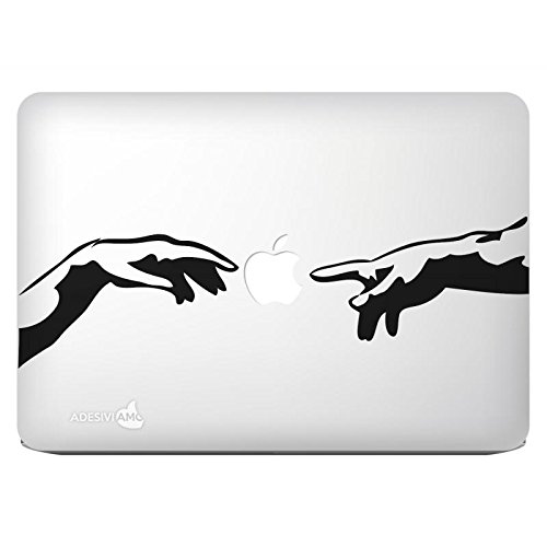 Aufkleber "Michelangelo" einzelne Farbe für alle Modelle von Apple Mac Book