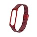 Produktbild Happysdh Armband für Xiaomi Mi Band 4, Smartwatch Zubehör Edelstahl Ersatzarmband Armbänder Smartwatch für Männer Frauen