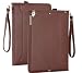 Produktbild NANXCYR Für iPad Pro10.5 / Air3 2019/9.7 / Pro 9.7/6 / Air 2/5/234 Hülle, Ledertasche Lanyard Wallet Cover mit Kartenschlitz, für iPad Mini123 / 4/5 2019,Braun,iPad5/Air
