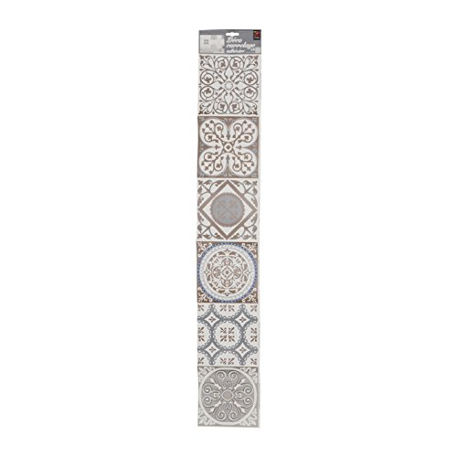 PLAGE 260540 Smooth - Tiles Fliesen sticker Azulejos, 6 Bogen, Vinyl, beige, 15 x 0,1 x 15 cm