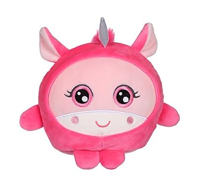 Gipsy Squishimals Licorne Peluche, 70847, Rose, 32 cm