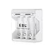 EBL 4 prise chargeur de pile rechargeable AA/AAA Ni-MH Ni-CD chargé par le Port USB Livré avec USB