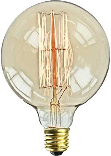 Large Vintage Squirrel Cage Edison Globe 120mm 60w E27 Screw - Swan Lighting