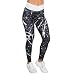 Produktbild Btruely Yoga Hosen Damen Leggings Sommer Sporthosen Skinny Jogginghose Yoga Pilates Hosen Freizeithosen Weiche Hose für Damen Hight Waist Yoga Fitness Leggings Hosen Printed Pants (M, Marine)