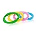 Best Baby Teether - 4 Silicone Sensory Teething Ring Toys - Fun, Colorful and BPA-Free - Soothing Pain Relief and Drool Proof Infant Toys - Solve Teething Now