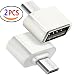 Produktbild lucklystar® Micro USB auf USB 2.0 OTG Adapter Konverter, micro USB Männlich auf USB weiblich OTG Stecker für Android Smartphone/Tablet mit OTG Funktion (Huawei Samsung Galaxy S7/S7E/S6E/S5/S4, Tab S/S2/Pro, LG G4/3/2/1/G Pro 1/2, Sony Xperia Z1/Z2/Z3/Z5, HTC One M8/M9, Google Nexus 5/6/7/9/10, Anmerkung 5/Edge/4/3/2/Pro/10.1/8.0 weiß 2pcs