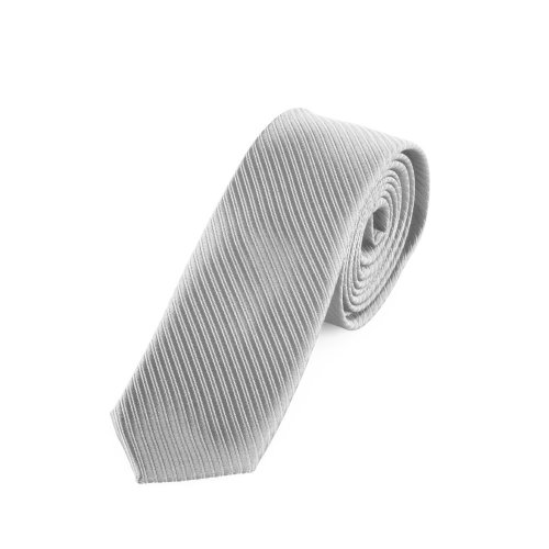 DonDon Corbata estrecha 5 cm de color gris - hecho a mano - // diferentes colores seleccionables