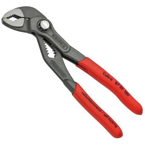 Knipex Cobra Wasserpumpenzange, Länge 220 mm, 1 Stück, 87 01 150 SB