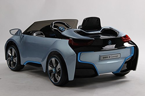 BMW i8 Concept White, Original Licenced Battery Powered Electric Ride-on Kids Car, 2x Engine, 12 V Battery, With Parental Remote Control, Rechargeable Battery
