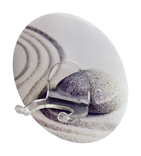 WENKO 20198100 Static-Loc Wandhaken Duo Sand & Stone – Befestigen ohne Bohren, Kunststoff, 8.5 x 2 x 8.5 cm, Mehrfarbig - 5