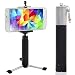 Produktbild First2savvv ZP-100-A01 schwarz Tragbare Self-Service-Fotografien Digital Kamera/Camcorder/Handy hand Monopod Stativ-Adapter mit Handyadapter für Apple iphone 6 plus iphone 6 &Nokia Lumia 530 Samsung Galaxy s5 mini&Motorola S, Shamu & Huawei Ascend G630, Mate 7 HTC Desire 620 320 HTC M9 Plus ONE E9 Nokia Lumia 640XL/ 640 Samsung Galaxy S6 S6 edge A5/ A3 Core Prime Sony Xperia M4 aqua/E4g HUAWEI Y3 Y625 Ascend G620S/ G620/Y520/Y221/G730 / Y600 MATE 7 MINI, HUAWEI MATE 7 Compact blackberry leap