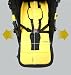 Light portable umbrella stroller baby push car can sit or lie folded stroller (hand can mention)