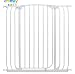 Emmay Care® Children Kids Baby Pet Stair Doorway Pressure Mount Metal Safety Gate - Extra Wide (108cm) Extra Tall (1M 1 Metre) Height (White)