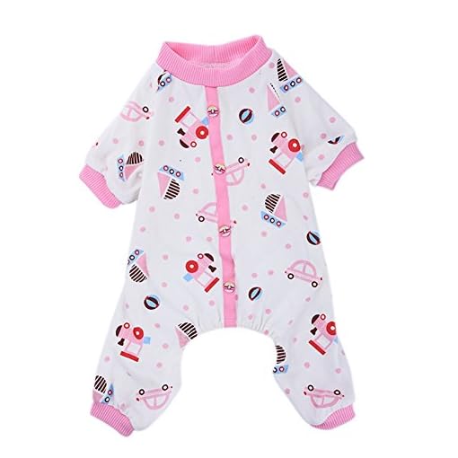 PanDaDa-Niedliche-auto-cane-Pajamas-cane-Shirt-accogliente-cane-vestiti-animale-domestico-Camicia
