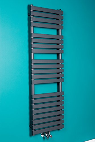 Preisvergleich Produktbild Designer Handtuchheizkörper Badheizkörper 1450x450mm Grau