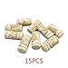 Produktbild Diamoen 15pcs Gerade Flasche Holz Korken Weinflasche Stopper Corks Wine Stoppers-Flaschen-Stecker Bar Werkzeuge Weinkorken Holzverschlusskappen