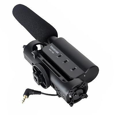 TAKSTAR ProDeals(TM) SGC-598 - Microfono a condensatore cannone video professionale per le reflex digitali e videocamere, fotocamera Canon Nikon Microfono per Nikon DSLR Videocamera DV Canon DSLR Camera