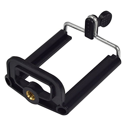 MENGSÂ® 1/4 universell Schraubenkopf Handy Smartphone Stativ-Halterung fÃ¼r iphone, ipod touch, HTC, Samsung, Blackberry und andere Android-Smartphones - Schwarz