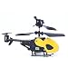 Produktbild RC Mini Helikopter, Gusspower 2CH Infrarot Induktion Drone Fliegender Hubschrauber Eingebaute blinkt Licht Flugzeug für Kinder Flugspielzeug, Elektrische Micro 2 Kanal Flying Toy (Gelb)