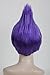 Topcosplay Women's Stand Style Cosplay Wig Halloween Party Adult Hair (Purple)