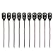 Price comparison product image Uteruik 1 X New 10pcs PP3 MN1604 9V 9volt Battery Holder Clip Snap On Connector Cable Lead