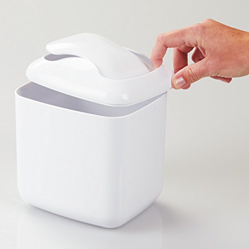InterDesign 93641EU Una Abfalleimer, weiß - 5