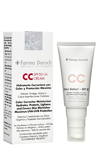 Farma Dorsch  Cero Defect  - Cream Hidratante con Color y protección solar SPF 50, 50 ml