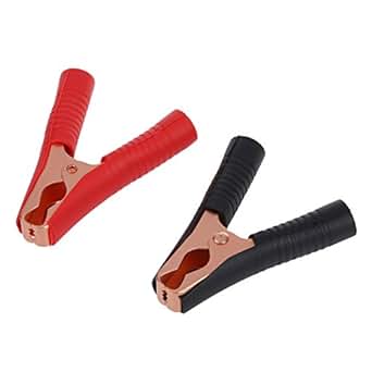 Car battery crocodile clips