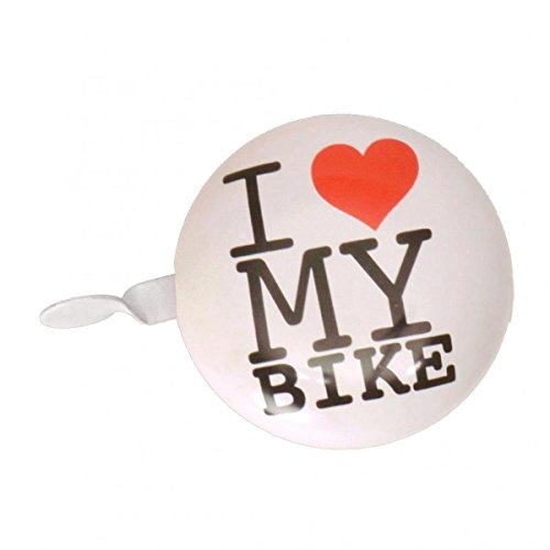 Preisvergleich Produktbild trendaffe I Love My Bike Fahrradklingel - Fahrradglocke